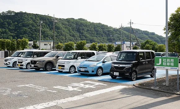 専用駐車場の写真